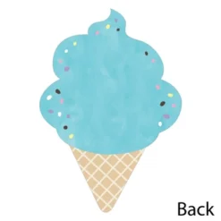 Big Dot Of Happiness Scoop Up The Fun - Ice Cream - Shaped Thank You Cards - Sprinkles Party Thank You Note Cards With Envelopes - Set Of 12 -Anagram Shop GUEST 009c0104 e043 4270 b09b c4af11820284