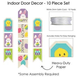 Big Dot Of Happiness Hippity Hoppity - Hanging Vertical Paper Door Banners - Easter Bunny Party Wall Decoration Kit - Indoor Door Decor 7 Big Dot Of Happiness Hippity Hoppity - Hanging Vertical Paper Door Banners - Easter Bunny Party Wall Decoration Kit - Indoor Door Decor -Anagram Shop GUEST 00b27885 8b87 4032 a59e e9618a068902
