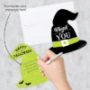 Big Dot Of Happiness Happy Halloween - Shaped Thank You Cards - Witch Party Thank You Note Cards With Envelopes - Set Of 12