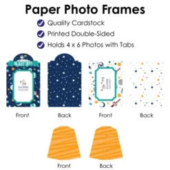Big Dot Of Happiness Blast Off To Outer Space - Rocket Ship Baby Shower Or Birthday Party 4x6 Picture Display - Paper Photo Frames - Set Of 12 -Anagram Shop GUEST 01d88f19 d890 44cf ac7c 623f1ebd4e52