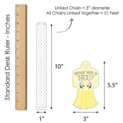 Big Dot Of Happiness What Will It Bee - 90 Chain Links And 30 Paper Tassels Decoration Kit - Gender Reveal Paper Chains Garland - 21 Feet -Anagram Shop GUEST 028e9a57 1cf3 418b b68b e42ecf1bbd73