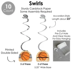 Big Dot Of Happiness Nothin’ But Net - Basketball - Baby Shower Or Birthday Party Supplies Decoration Kit - Decor Galore Party Pack - 51 Pieces -Anagram Shop GUEST 02b8ee29 129f 451e a4e7 322abac2da6b