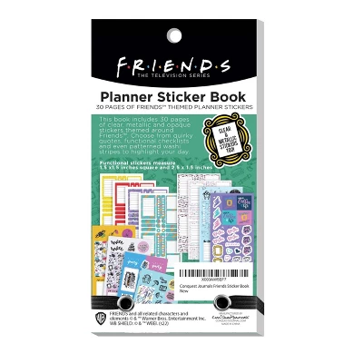 Warner Bros. Friends 1000ct Planner Sticker Book 1 Warner Bros. Friends 1000ct Planner Sticker Book