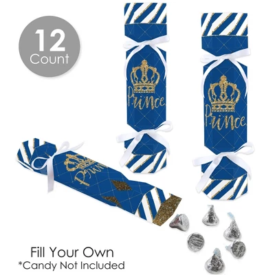 Big Dot Of Happiness Royal Prince Charming - No Snap Baby Shower Or Birthday Party Table Favors - DIY Cracker Boxes - Set Of 12 2 Big Dot Of Happiness Royal Prince Charming - No Snap Baby Shower Or Birthday Party Table Favors - DIY Cracker Boxes - Set Of 12 - Image 2