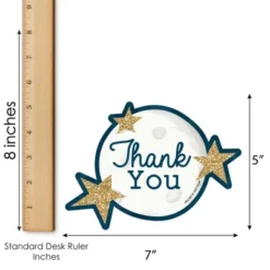 Big Dot Of Happiness Twinkle Twinkle Little Star - Shaped Thank You Cards - Baby Shower Or Birthday Party Thank You Cards With Envelopes - Set Of 12 -Anagram Shop GUEST 049ac4bc f079 439e 93db 757b995cc714