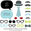 Big Dot Of Happiness Dashing Little Man Mustache Party - Photo Booth Props Kit - 20 Count