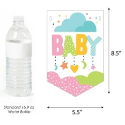 Big Dot Of Happiness Colorful Baby Shower - Gender Neutral Baby Shower Bunting Banner - Party Decorations - Welcome Baby