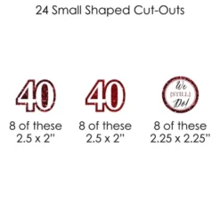 Big Dot Of Happiness We Still Do - 40th Wedding Anniversary - Anniversary Party DIY Decorations - Clothespin Garland Banner - 44 Pieces -Anagram Shop GUEST 058cc8c4 8ebe 4866 82a2 6256c79e9dbb