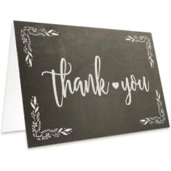 144-Pack Blank Thank You Greeting Cards Bulk W/Envelope, Chalkboard Design 4"x6" -Anagram Shop GUEST 059c863c 632b 4e6f b477 33a161ef7683