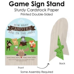 Big Dot Of Happiness Woodland Creatures - How Many Candies Baby Shower Or Birthday Party Game - 1 Stand And 40 Cards - Candy Guessing Game -Anagram Shop GUEST 05e8568e 124e 4086 a8dc a1af6d67d5f8