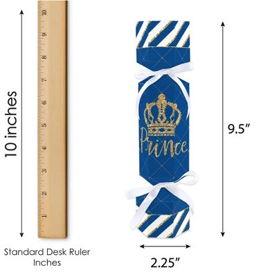 Big Dot Of Happiness Royal Prince Charming - No Snap Baby Shower Or Birthday Party Table Favors - DIY Cracker Boxes - Set Of 12 6 Big Dot Of Happiness Royal Prince Charming - No Snap Baby Shower Or Birthday Party Table Favors - DIY Cracker Boxes - Set Of 12 - Image 6