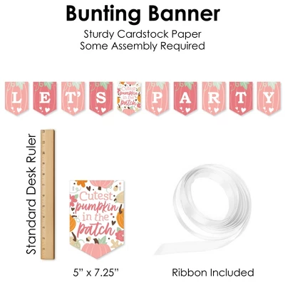 Big Dot Of Happiness Girl Little Pumpkin - Fall Birthday Party Or Baby Shower Supplies Decoration Kit - Decor Galore Party Pack - 51 Pieces 4 Big Dot Of Happiness Girl Little Pumpkin - Fall Birthday Party Or Baby Shower Supplies Decoration Kit - Decor Galore Party Pack - 51 Pieces - Image 4