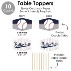 Big Dot Of Happiness Batter Up - Baseball - Baby Shower Or Birthday Party Supplies Decoration Kit - Decor Galore Party Pack - 51 Pieces 10 Big Dot Of Happiness Batter Up - Baseball - Baby Shower Or Birthday Party Supplies Decoration Kit - Decor Galore Party Pack - 51 Pieces -Anagram Shop GUEST 07395019 a48b 47d7 a8a9 0c2b35fb7be9