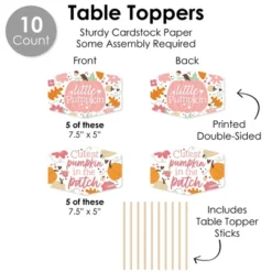 Big Dot Of Happiness Girl Little Pumpkin - Fall Birthday Party Or Baby Shower Supplies Decoration Kit - Decor Galore Party Pack - 51 Pieces 10 Big Dot Of Happiness Girl Little Pumpkin - Fall Birthday Party Or Baby Shower Supplies Decoration Kit - Decor Galore Party Pack - 51 Pieces -Anagram Shop GUEST 080d1e87 e300 4bf5 8d14 44e278363dfa