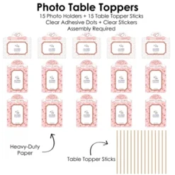 Big Dot Of Happiness 40th Pink Rose Gold Birthday Party Picture Centerpiece Photo Table Toppers 15 Pc -Anagram Shop GUEST 080d45c1 c769 4719 ab6a 8c0cbe3eecec