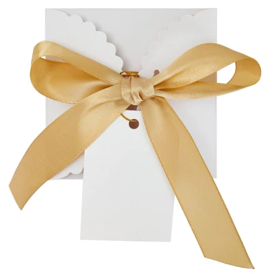 Stockroom Plus 12 Pack Paper Gift Box With Ribbon For Bridesmaid Proposal, Wedding Favors & Party, White, 4 X 4 In 4 Stockroom Plus 12 Pack Paper Gift Box With Ribbon For Bridesmaid Proposal, Wedding Favors & Party, White, 4 X 4 In - Image 4