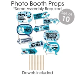 Big Dot Of Happiness Yeti To Party - Banner And Photo Booth Decorations - Abominable Snowman Party Or Birthday Party Supplies Kit - Doterrific Bundle -Anagram Shop GUEST 089970d0 edca 4a3f aa13 57d3b551bb12