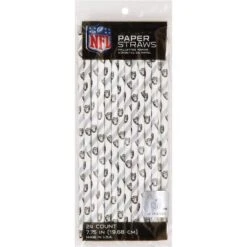 NFL 72ct Las Vegas Raiders Football Paper Straws 5 NFL 72ct Las Vegas Raiders Football Paper Straws -Anagram Shop GUEST 08bdb34f b0eb 4915 8692 2e1e5e6c758b
