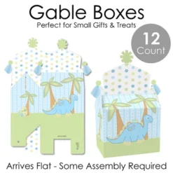 Big Dot Of Happiness Baby Boy Dinosaur - Treat Box Party Favors - Baby Shower Or Birthday Party Goodie Gable Boxes - Set Of 12 -Anagram Shop GUEST 08c9ff8c 536c 4043 a185 fb07edfb9156