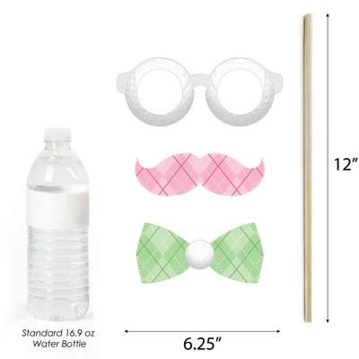 Big Dot Of Happiness Golf Girl - Pink Birthday Party Or Baby Shower Photo Booth Props Kit - 20 Count 4 Big Dot Of Happiness Golf Girl - Pink Birthday Party Or Baby Shower Photo Booth Props Kit - 20 Count - Image 4