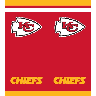 NFL 3ct Kansas City Chiefs Football Reusable Tablecloth 1 NFL 3ct Kansas City Chiefs Football Reusable Tablecloth