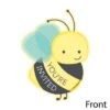 Big Dot Of Happiness Honey Bee - Shaped Fill-in Invitations - Baby Shower Or Birthday Party Invitation Cards With Envelopes - Set Of 12