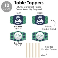 Big Dot Of Happiness Par-Tee Time - Golf - Birthday Or Retirement Party Supplies Decoration Kit - Decor Galore Party Pack - 51 Pieces 10 Big Dot Of Happiness Par-Tee Time - Golf - Birthday Or Retirement Party Supplies Decoration Kit - Decor Galore Party Pack - 51 Pieces -Anagram Shop GUEST 0aee1b5f eea4 4cb9 9188 0f75bcc30db8