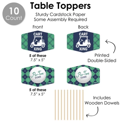 Big Dot Of Happiness Par-Tee Time - Golf - Birthday Or Retirement Party Supplies Decoration Kit - Decor Galore Party Pack - 51 Pieces 5 Big Dot Of Happiness Par-Tee Time - Golf - Birthday Or Retirement Party Supplies Decoration Kit - Decor Galore Party Pack - 51 Pieces - Image 5