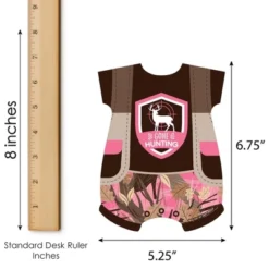 Big Dot Of Happiness Pink Gone Hunting - Picture Bingo Cards And Markers - Deer Hunting Girl Camo Baby Shower Shaped Bingo Game - Set Of 18 -Anagram Shop GUEST 0aeec3e0 884c 40ed ac1c ad1d597de9c4