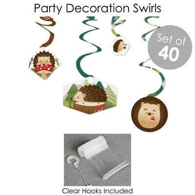 Big Dot Of Happiness Forest Hedgehogs - Woodland Birthday Party Or Baby Shower Supplies - Banner Decoration Kit - Fundle Bundle 3 Big Dot Of Happiness Forest Hedgehogs - Woodland Birthday Party Or Baby Shower Supplies - Banner Decoration Kit - Fundle Bundle - Image 3