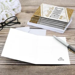 Big Dot Of Happiness It's Twins - Gold Twins Baby Shower Thank You Cards (8 Count) -Anagram Shop GUEST 0c1c37da d725 4fd7 a076 7b1f6fbb4a5b