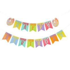 Sparkle And Bash Set Of 59 Art Kids Birthday Party Decorations Pack With Balloon Banner Swirl, Honeycomb Table Centerpieces -Anagram Shop GUEST 0c62b8df eb79 40bb 914c d4c9a9eee038