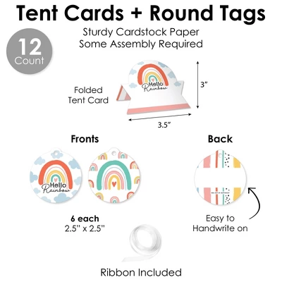 Big Dot Of Happiness Hello Rainbow - DIY Boho Baby Shower And Birthday Party Sweet Treats Signs - Snack Bar Decorations Kit - 50 Pieces 5 Big Dot Of Happiness Hello Rainbow - DIY Boho Baby Shower And Birthday Party Sweet Treats Signs - Snack Bar Decorations Kit - 50 Pieces - Image 5