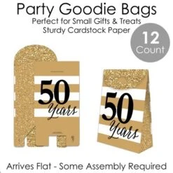 Big Dot Of Happiness We Still Do - 50th Wedding Anniversary - Anniversary Gift Favor Bags - Party Goodie Boxes - Set Of 12 -Anagram Shop GUEST 0cd45777 d928 47ab bc35 f6b8c24b2475