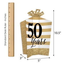 Big Dot Of Happiness We Still Do - 50th Wedding Anniversary - Anniversary Party Decor And Confetti - Terrific Table Centerpiece Kit - Set Of 30 -Anagram Shop GUEST 0d02aa4f 5b84 44c5 862d a541baa24338