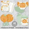 Big Dot Of Happiness Little Pumpkin - Baby Shower Games Who Knows Mommy Best, Mommy Or Daddy Quiz, What’s In Your Purse And Oh Baby - Gamerific Bundle