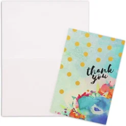 Juvale 48 Pcs Thank You Cards Bulk Set, Floral Watercolor Blank Note With Envelopes -Anagram Shop GUEST 0ef8713a db4f 4ff1 bb50 91bcd676176b