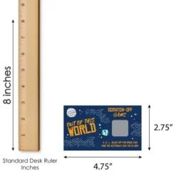 Big Dot Of Happiness Blast Off To Outer Space - Rocket Ship Baby Shower Or Birthday Party Game Scratch Off Cards - 22 Count -Anagram Shop GUEST 0f032da6 f0b0 49b4 8d14 8204561868eb