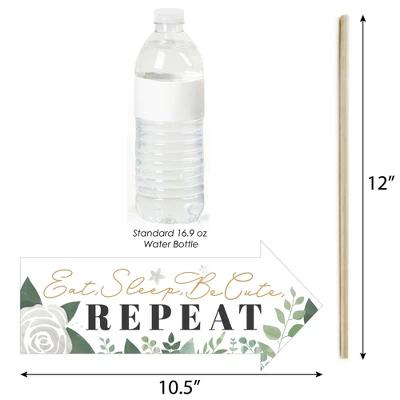 Big Dot Of Happiness Funny Boho Botanical Baby - Greenery Baby Shower Photo Booth Props Kit - 10 Piece 2 Big Dot Of Happiness Funny Boho Botanical Baby - Greenery Baby Shower Photo Booth Props Kit - 10 Piece - Image 2