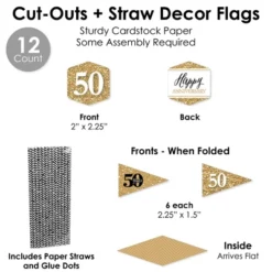 Big Dot Of Happiness We Still Do - 50th Wedding Anniversary - DIY Anniversary Party Love Is Sweet Signs - Snack Bar Decorations Kit - 50 Pieces -Anagram Shop GUEST 0f6545d2 4376 482b 929b 3d1bef1f9a2f