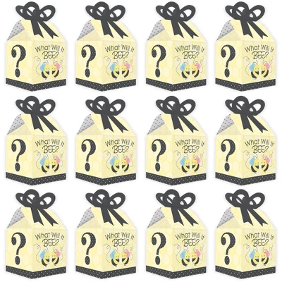 Big Dot Of Happiness What Will It BEE? - Square Favor Gift Boxes - Gender Reveal Party Bow Boxes - Set Of 12 3 Big Dot Of Happiness What Will It BEE? - Square Favor Gift Boxes - Gender Reveal Party Bow Boxes - Set Of 12 - Image 3