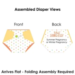 Big Dot Of Happiness Baby Neutral - Baby Shower Conversation Starter - 2-in-1 Dirty Diaper Game - Set Of 24 -Anagram Shop GUEST 107d4035 a6ef 4112 95fc 76104b9aaa30