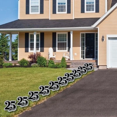 Big Dot Of Happiness We Still Do - 25th Wedding Anniversary Lawn Decorations - Outdoor Anniversary Party Yard Decorations - 10 Piece 2 Big Dot Of Happiness We Still Do - 25th Wedding Anniversary Lawn Decorations - Outdoor Anniversary Party Yard Decorations - 10 Piece - Image 2
