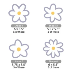 Big Dot Of Happiness Purple Daisy Flowers - Decorations DIY Floral Party Essentials - Set Of 20 -Anagram Shop GUEST 10fa073a 436d 4647 9736 b77bf329540c