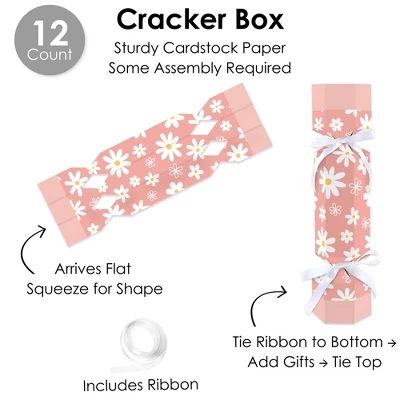 Big Dot Of Happiness Pink Daisy Flowers - No Snap Floral Party Table Favors - DIY Cracker Boxes - Set Of 12 4 Big Dot Of Happiness Pink Daisy Flowers - No Snap Floral Party Table Favors - DIY Cracker Boxes - Set Of 12 - Image 4
