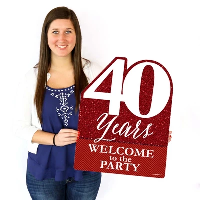 Big Dot Of Happiness We Still Do - 40th Wedding Anniversary - Party Decorations - Anniversary Party Welcome Yard Sign 7 Big Dot Of Happiness We Still Do - 40th Wedding Anniversary - Party Decorations - Anniversary Party Welcome Yard Sign - Image 7