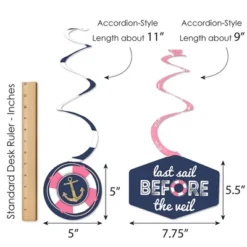 Big Dot Of Happiness Last Sail Before The Veil - Nautical Bachelorette And Bridal Shower Hanging Decor - Party Decoration Swirls - Set Of 40 10 Big Dot Of Happiness Last Sail Before The Veil - Nautical Bachelorette And Bridal Shower Hanging Decor - Party Decoration Swirls - Set Of 40 -Anagram Shop GUEST 13cf5117 1d88 4b72 aa83 32041c6ef7e5