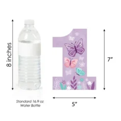 Big Dot Of Happiness 1st Birthday Beautiful Butterfly - One Shaped Decorations DIY Floral First Birthday Party Essentials - Set Of 20 -Anagram Shop GUEST 13e1763f e654 40dd a886 90c8e76ae6c0
