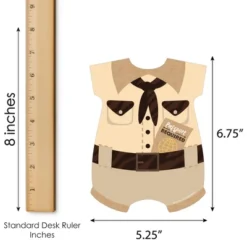 Big Dot Of Happiness Wild Safari - Picture Bingo Cards And Markers - African Jungle Adventure Baby Shower Shaped Bingo Game - Set Of 18 -Anagram Shop GUEST 13ece7c7 994f 47a3 bfa4 cafb04b6c417