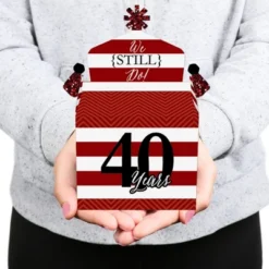 Big Dot Of Happiness We Still Do - 40th Wedding Anniversary - Treat Box Party Favors - Anniversary Party Goodie Gable Boxes - Set Of 12 -Anagram Shop GUEST 14308b95 59f5 43b6 8762 e6349059bdab